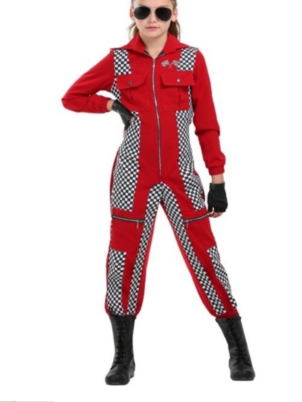 Halloween Costumes Girl’s Racer Jumpsuit Xl